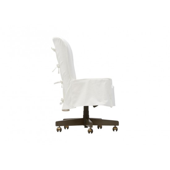 Bristol Slipcovered Desk Chair 達森家居